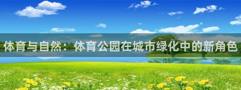 意昂4新能源：体育与自然：体育公园在城市绿化中的新角