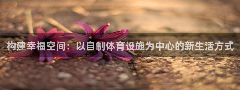 意昂4代理：构建幸福空间：以自制体育设施为中心的新生活方式