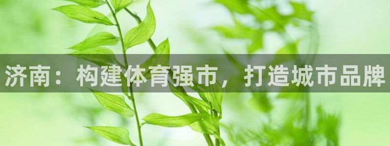 意昂4娱乐40996：济南：构建体育强市，打造城市品牌