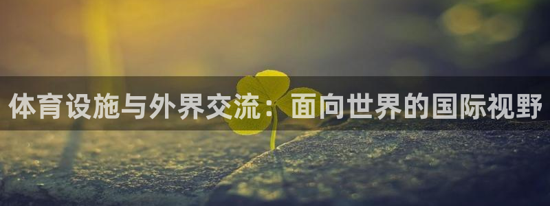 意昂4娱乐平台：体育设施与外界交流：面向世界的国际视